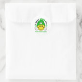 Musculair dystrofie Bewustmakingsgeschenken voor l Ronde Sticker (Tas)