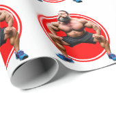 Musculair gebogen cadeaupapier (Rol Hoek)