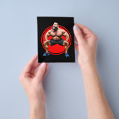 Musculair gebogen flyer (Hand)