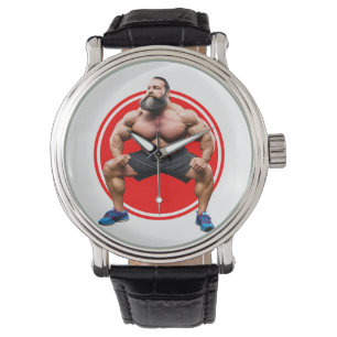 Musculair gebogen horloge