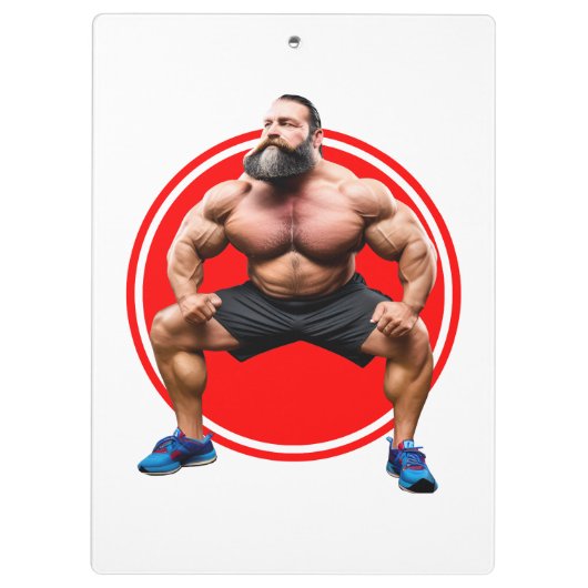 Musculair gebogen klembord (Achterkant)