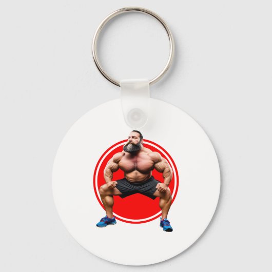 Musculair gebogen sleutelhanger (Achterkant)