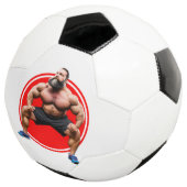 Musculair gebogen voetbal (Drie kwart)