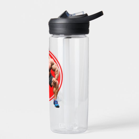 Musculair gebogen waterfles (Links)