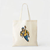 Musculair Hockey Player Tote Bag (Voorkant)