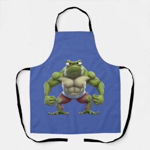 Musculair kikker, sterke musculair kikker schort