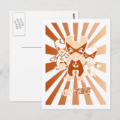 Musculair Mascot Briefkaart (Voorkant / Achterkant)