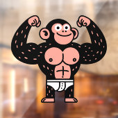 Musculair Raamsticker (Vel 2)