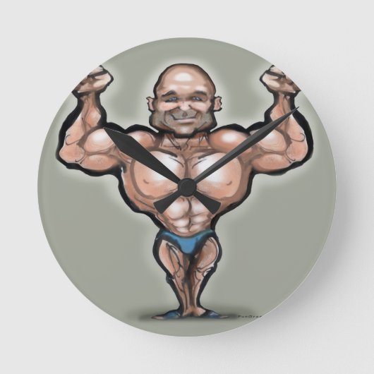 Musculair Ronde Klok (Voorkant)