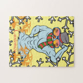 Musculair Snowman Tropische Vacking Thunder_Cove Legpuzzel (Horizontaal)