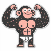 Musculair Sticker (Voorkant)
