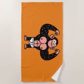 Musculair Strandlaken (Voorkant)