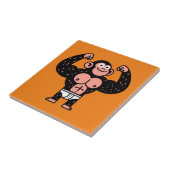Musculair Tegeltje (Zijkant)