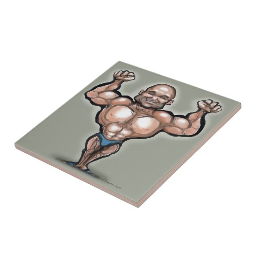 Musculair Tegeltje (Zijkant)