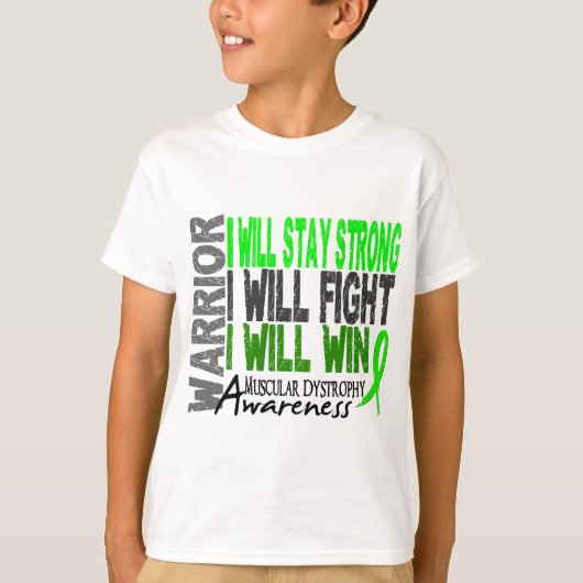 Musculaire dystrofie Aankomst T-shirt (Voorkant)