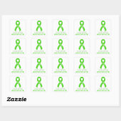 Musculaire dystrofie Advocate White Square Sticker (Vel)