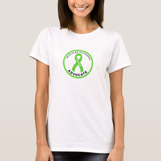 Musculaire dystrofie Advocate White Women's T-Shir T-shirt (Voorkant)