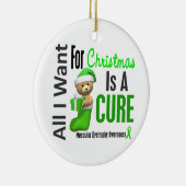 Musculaire dystrofie Ik wil alleen kerstversiering Keramisch Ornament (Rechts)