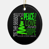 Musculaire dystrofie Kerstmis 1 Ornament (Links)