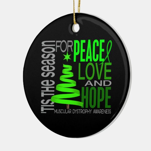Musculaire dystrofie Kerstmis 1 Ornament (Links)