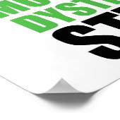 Musculaire dystrofie poster (Hoek)