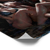 Muscular Barbarian Surrounded by Sexy Women Poster (Hoek)