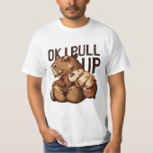 Muscular Gym Capybara T-shirt (Voorkant)