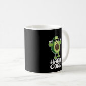 Muscular Hardcore Avocado Funny Koffiemok (Voorkant rechts)