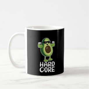 Muscular Hardcore Avocado Funny Koffiemok