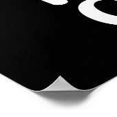 Muscular Hardcore Avocado Funny Poster (Hoek)