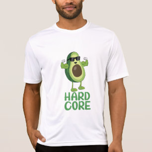 Muscular Hardcore Avocado Funny T-shirt