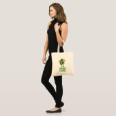 Muscular Hardcore Avocado Funny Tote Bag (Voorkant (model))