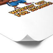 Muscular Turkey Gym Champion Funny Thanksgiving CL Poster (Hoek)