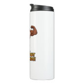 Muscular Turkey Gym Champion Funny Thanksgiving CL Thermosbeker (Geroteerd rechts)