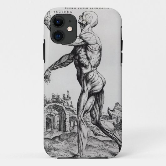 Musculatuur Structuur van een Man (b/w neg & print Case-Mate iPhone Case (Achterkant)
