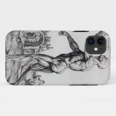 Musculatuur Structuur van een Man (b/w neg & print Case-Mate iPhone Case (Achterkant (horizontaal))