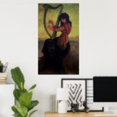 Muse afspelen van de Harp Poster (Thuiskantoor)