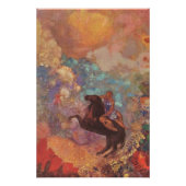 Muse auf Pegasus (Redon 1900) Perfect Poster (Voorkant)