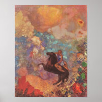 Muse auf Pegasus (Redon 1900)