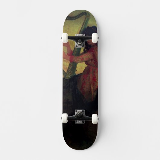 Muse die de Harp speelt Skateboard (Voorkant)