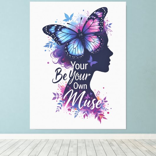 Muse Emergence | Muse-wedergeboorte Canvas Afdruk (Insitu (Houten vloer))