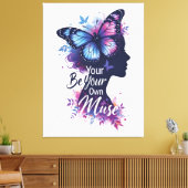 Muse Emergence | Muse-wedergeboorte Canvas Afdruk (Insitu (Woonkamer))