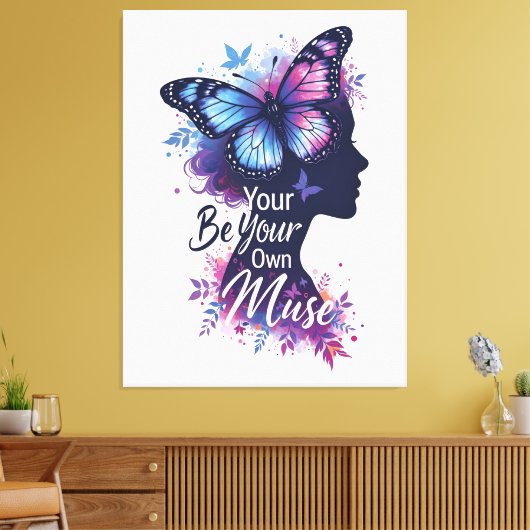 Muse Emergence | Muse-wedergeboorte Canvas Afdruk (Insitu (Woonkamer))