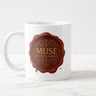 Muse Entertainment™ – Officiële Logo Grote Koffiekop