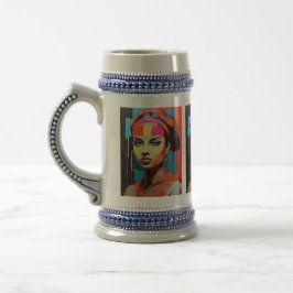 Muse in Color - Art Beer Stein Bierpul