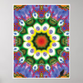 Muse Kinetic Collage Kaleidoscope Poster (Voorkant)