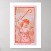 Muse of Comedy, Thalia, Poster Print (Voorkant)