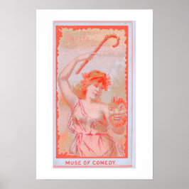 Muse of Comedy, Thalia, Poster Print