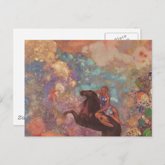 Muse on Pegasus Briefkaart (Voorkant / Achterkant)