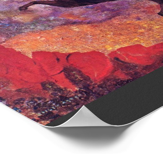 Muse On Pegasus By Redon Odilon (Best Quality) Poster (Hoek)